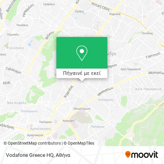 Vodafone Greece HQ χάρτης