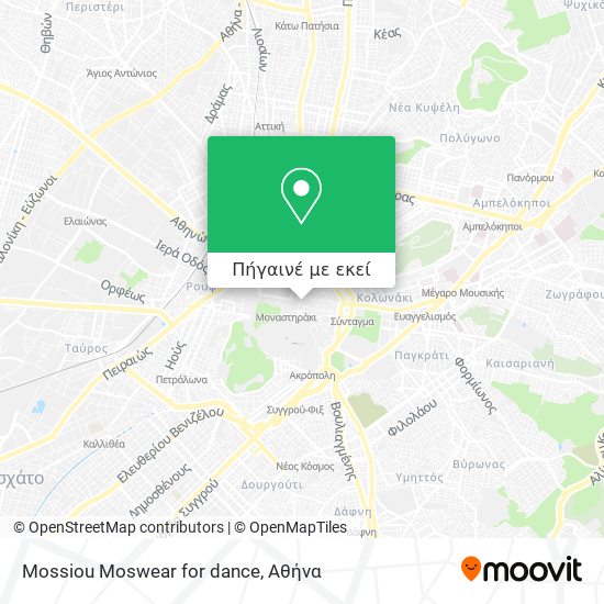 Mossiou Moswear for dance χάρτης