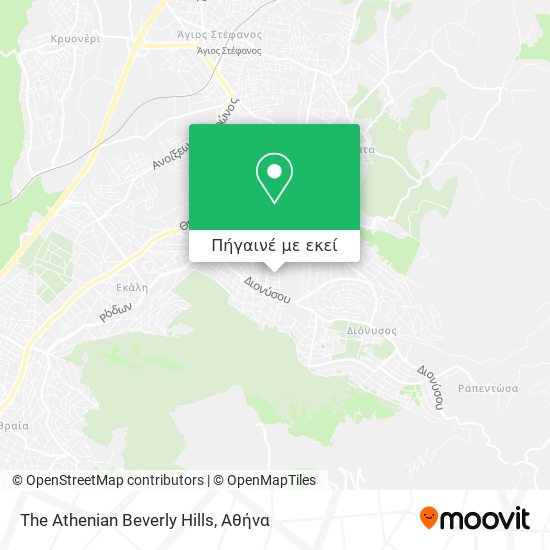 The Athenian Beverly Hills χάρτης