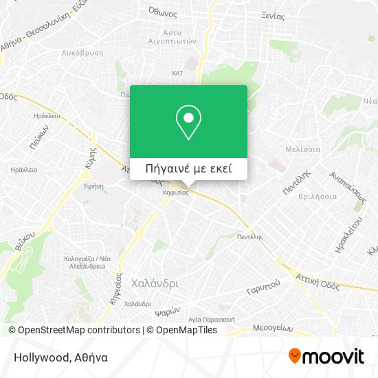Hollywood χάρτης