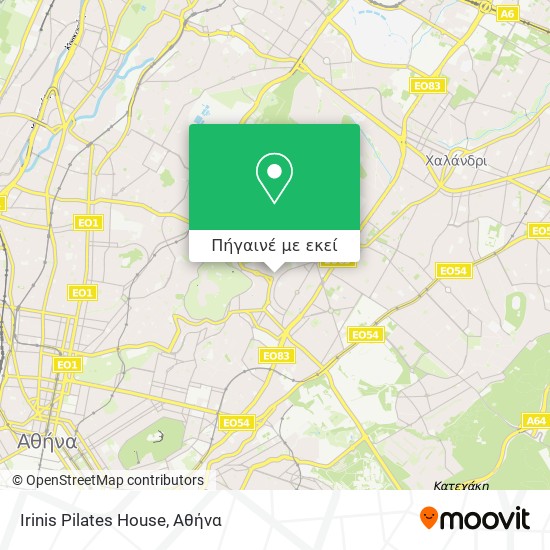 Irinis Pilates House χάρτης