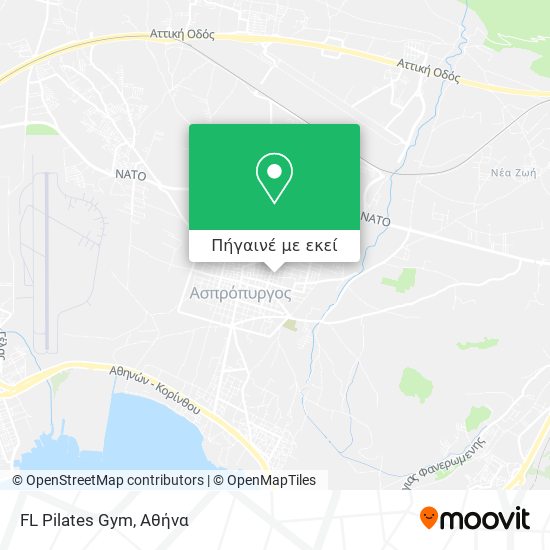 FL Pilates Gym χάρτης