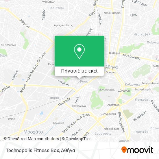 Technopolis Fitness Box χάρτης