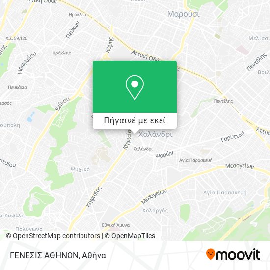 ΓΕΝΕΣΙΣ ΑΘΗΝΩΝ χάρτης