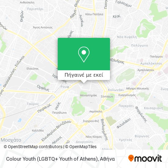 Colour Youth (LGBTQ+ Youth of Athens) χάρτης