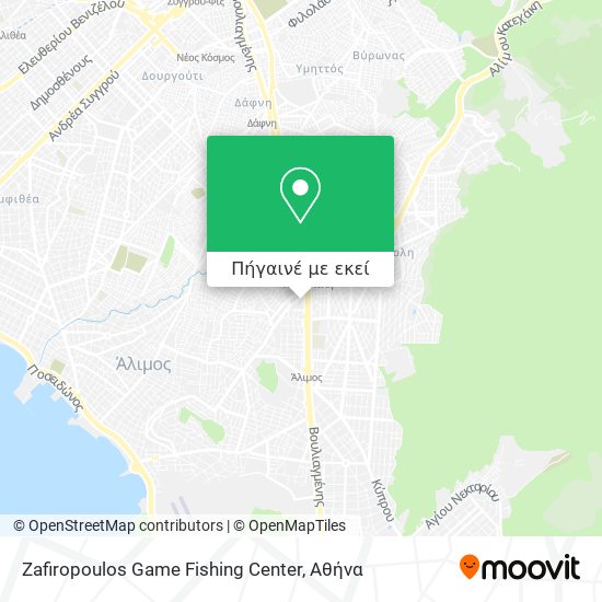 Zafiropoulos Game Fishing Center χάρτης