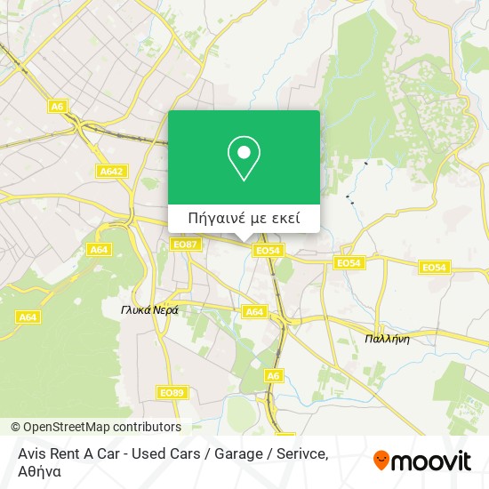 Avis Rent A Car - Used Cars / Garage / Serivce χάρτης