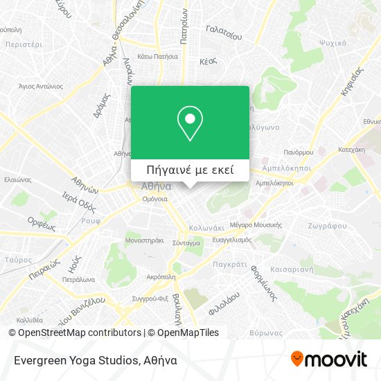 Evergreen Yoga Studios χάρτης