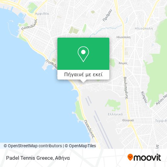 Padel Tennis Greece χάρτης