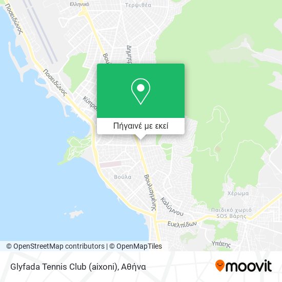 Glyfada Tennis Club (aixoni) χάρτης