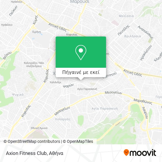 Axion Fitness Club χάρτης