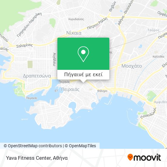 Yava Fitness Center χάρτης