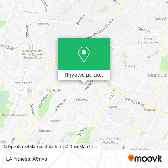 LA Fitness χάρτης