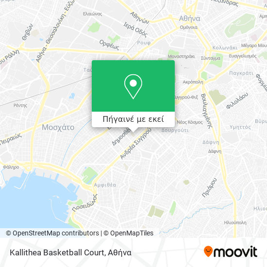 Kallithea Basketball Court χάρτης