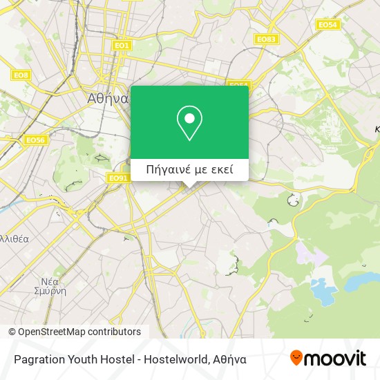 Pagration Youth Hostel - Hostelworld χάρτης