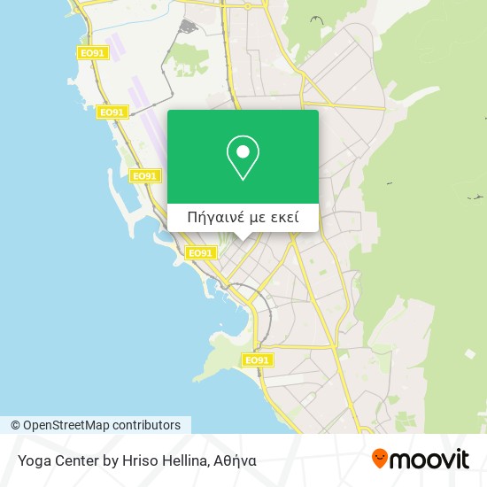 Yoga Center by Hriso Hellina χάρτης