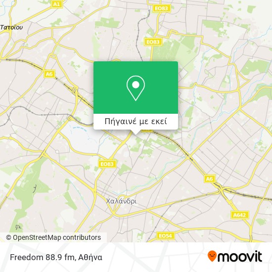 Freedom 88.9 fm χάρτης