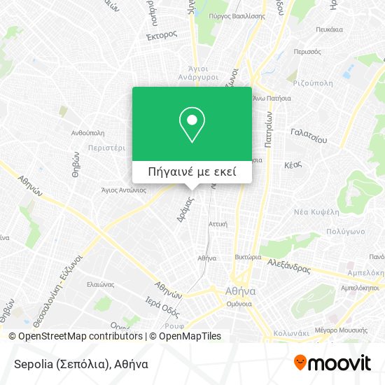 Sepolia (Σεπόλια) χάρτης