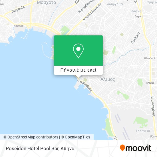 Poseidon Hotel Pool Bar χάρτης