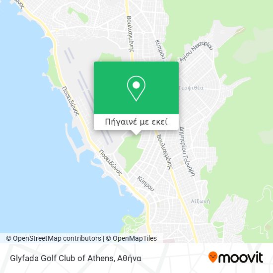 Glyfada Golf Club of Athens χάρτης