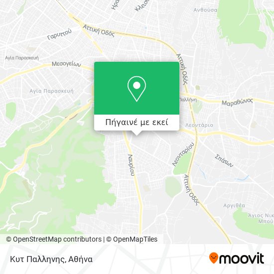 Κυτ Παλληνης χάρτης