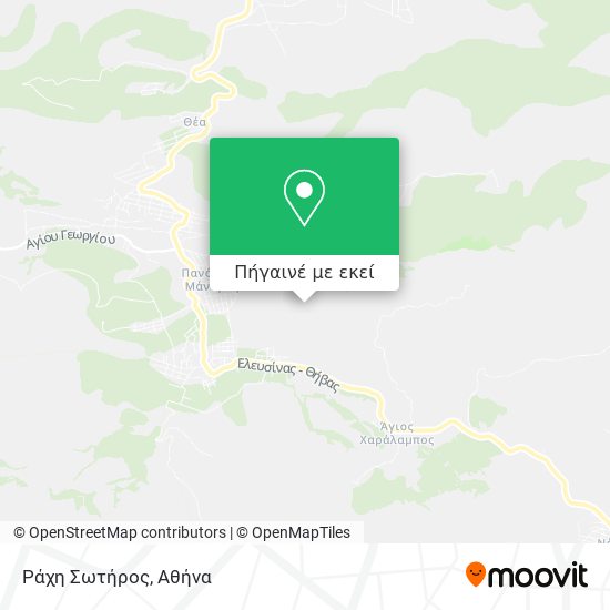 Ράχη Σωτήρος χάρτης