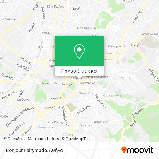 Bonjour Fairymade χάρτης
