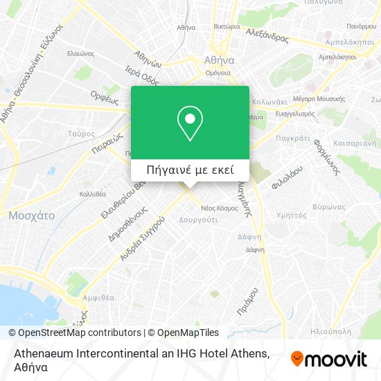 Athenaeum Intercontinental an IHG Hotel Athens χάρτης