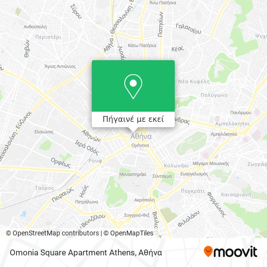 Omonia Square Apartment Athens χάρτης