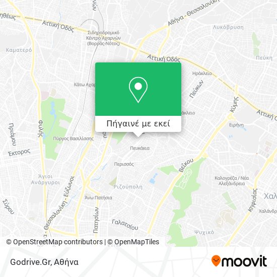 Godrive.Gr χάρτης