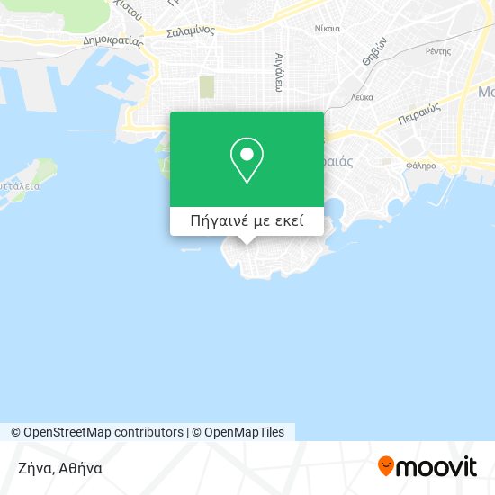 Ζήνα χάρτης
