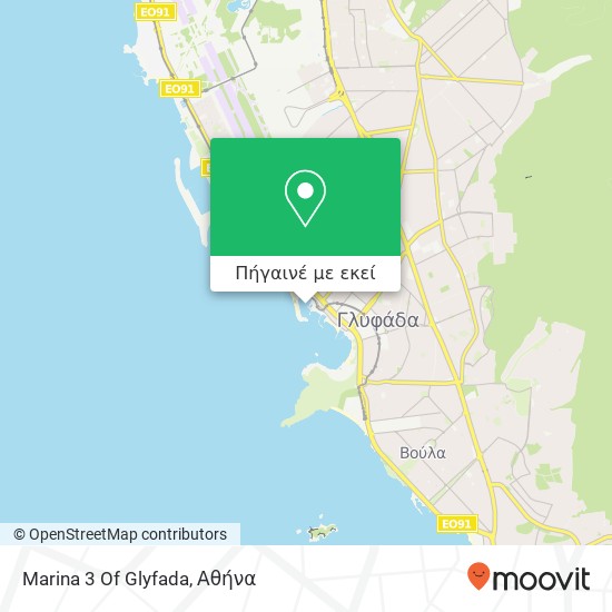Marina 3 Of Glyfada χάρτης