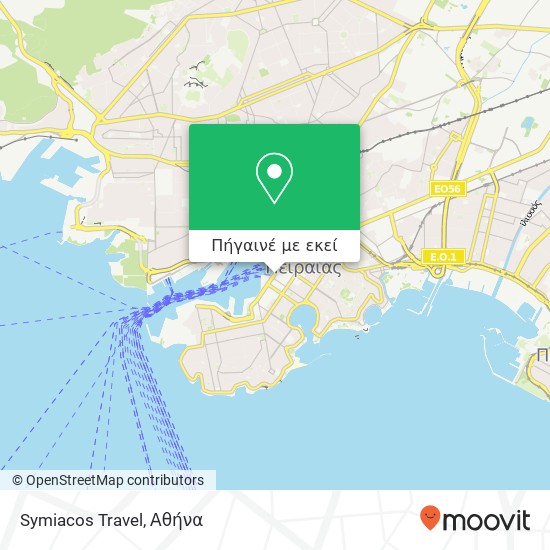 Symiacos Travel χάρτης