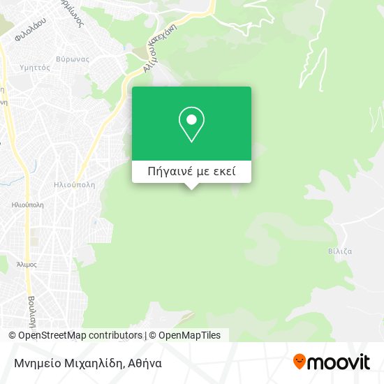 Μνημείο Μιχαηλίδη χάρτης