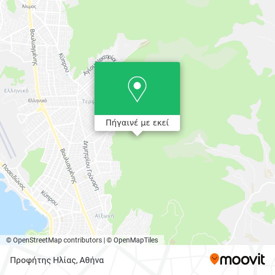 Προφήτης Ηλίας χάρτης