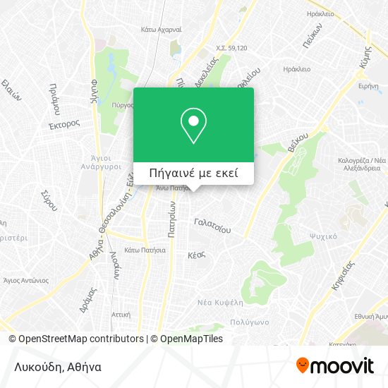 Λυκούδη χάρτης