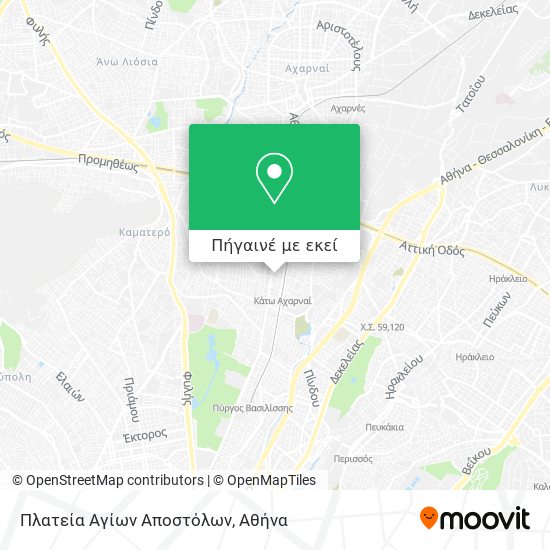 Πλατεία Αγίων Αποστόλων χάρτης