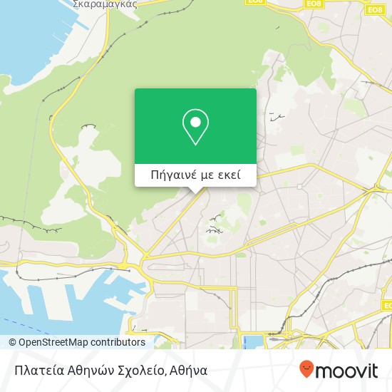 Πλατεία Αθηνών Σχολείο χάρτης