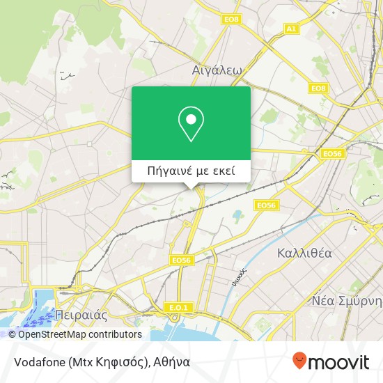Vodafone (Mtx Κηφισός) χάρτης