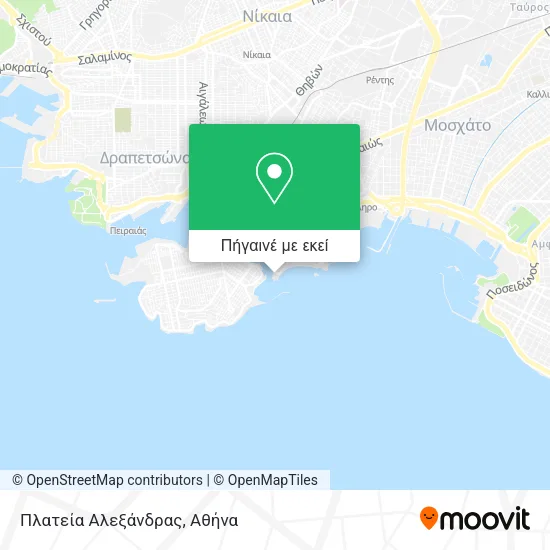 Πλατεία Αλεξάνδρας χάρτης