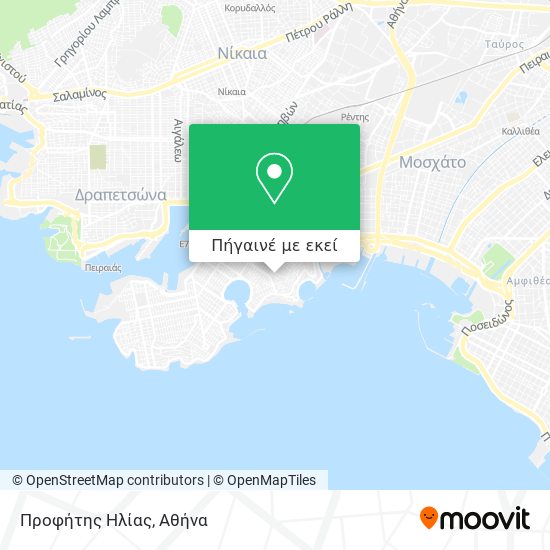 Προφήτης Ηλίας χάρτης