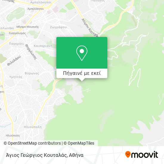 Άγιος Γεώργιος Κουταλάς χάρτης
