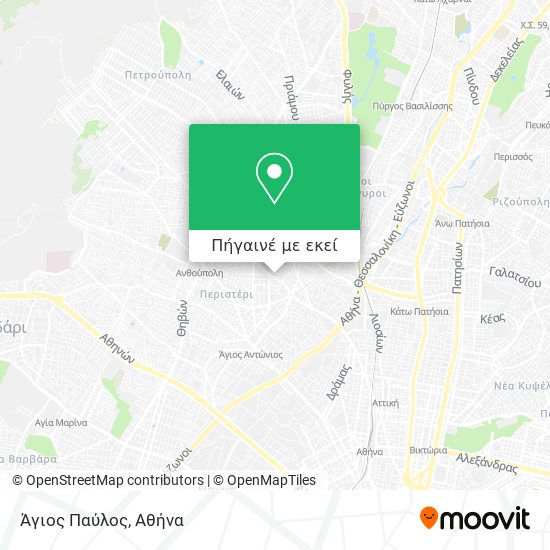 Άγιος Παύλος χάρτης