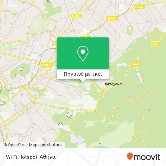 Wi-Fi Hotspot χάρτης