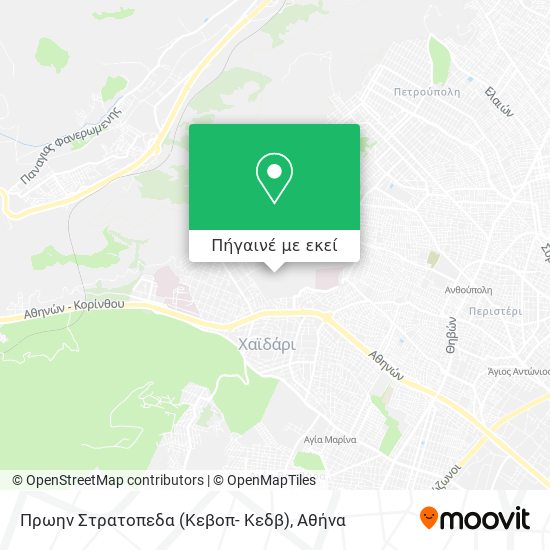 Πρωην Στρατοπεδα (Κεβοπ- Κεδβ) χάρτης