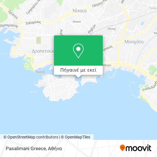Pasalimani Greece χάρτης
