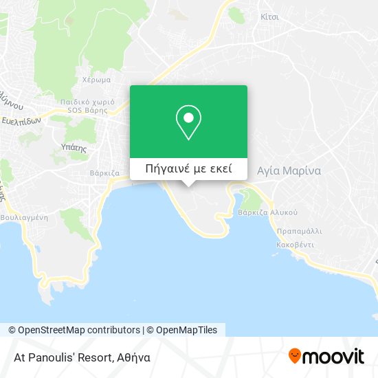 At Panoulis' Resort χάρτης