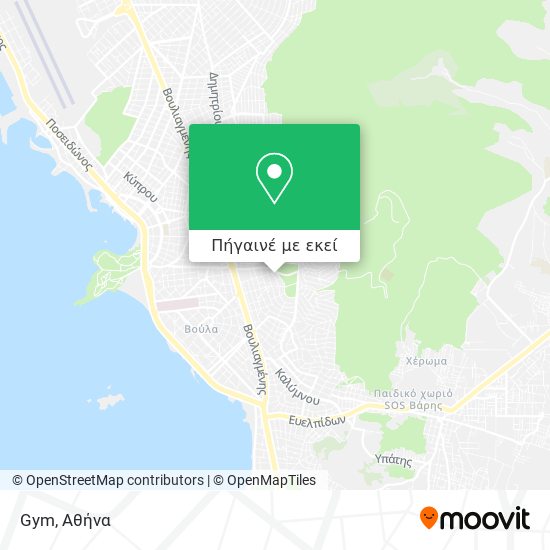 Gym χάρτης