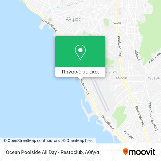 Ocean Poolside All Day - Restoclub χάρτης