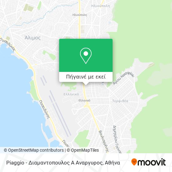 Piaggio - Διαμαντοπουλος Α Αναργυρος χάρτης